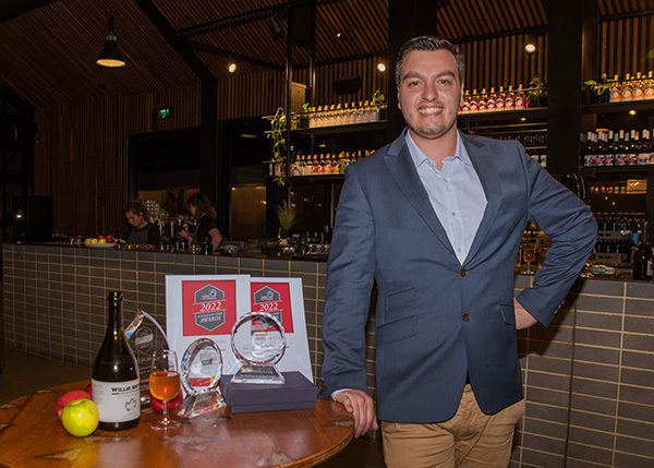 Malcolm Freedman of Willie Smith's with Cider Australia Awards